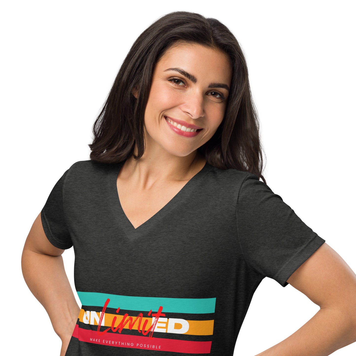 Relaxed V-Neck T-Shirt Unlimited