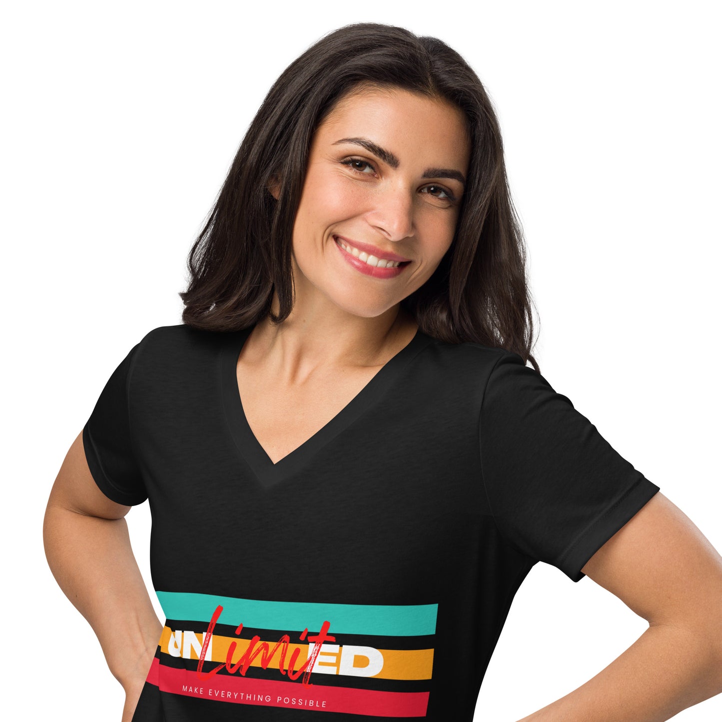 Relaxed V-Neck T-Shirt Unlimited