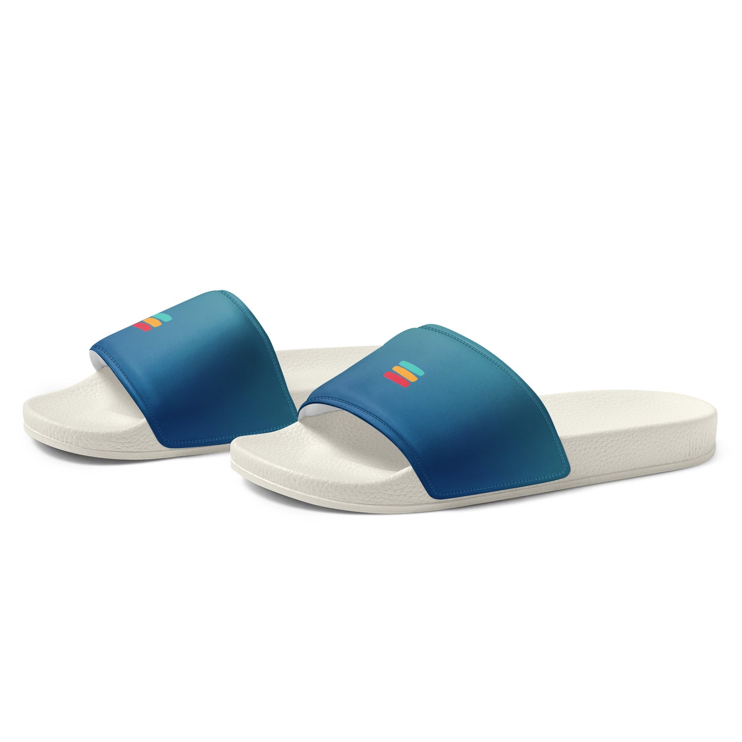 Women's Slides Syan White Blue