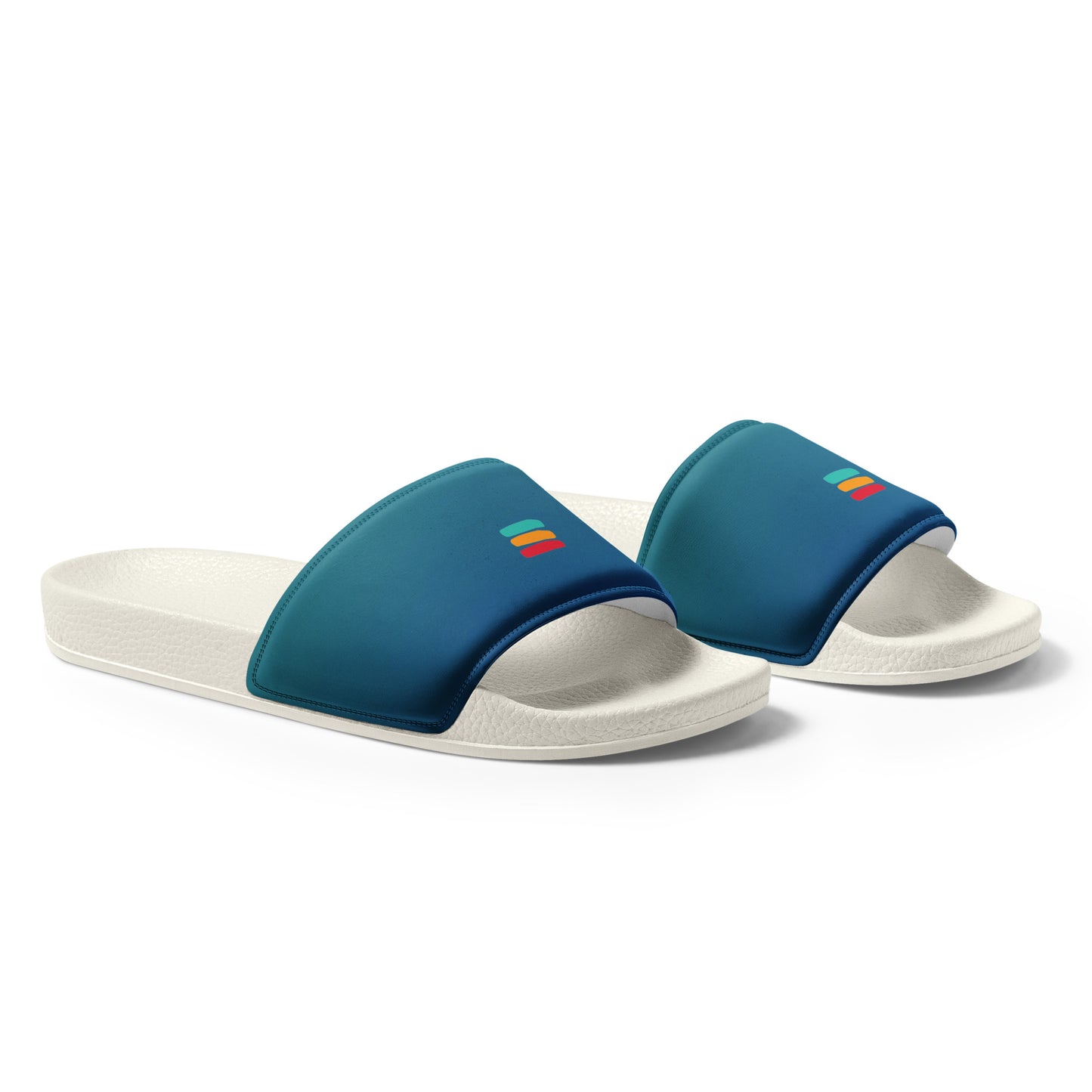 Women's Slides Syan White Blue